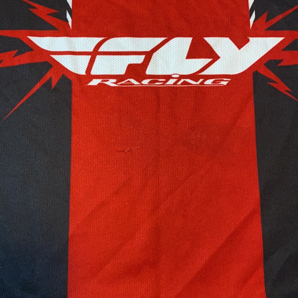 Red Boys Fly Racing Jersey - Picture 4 of 7